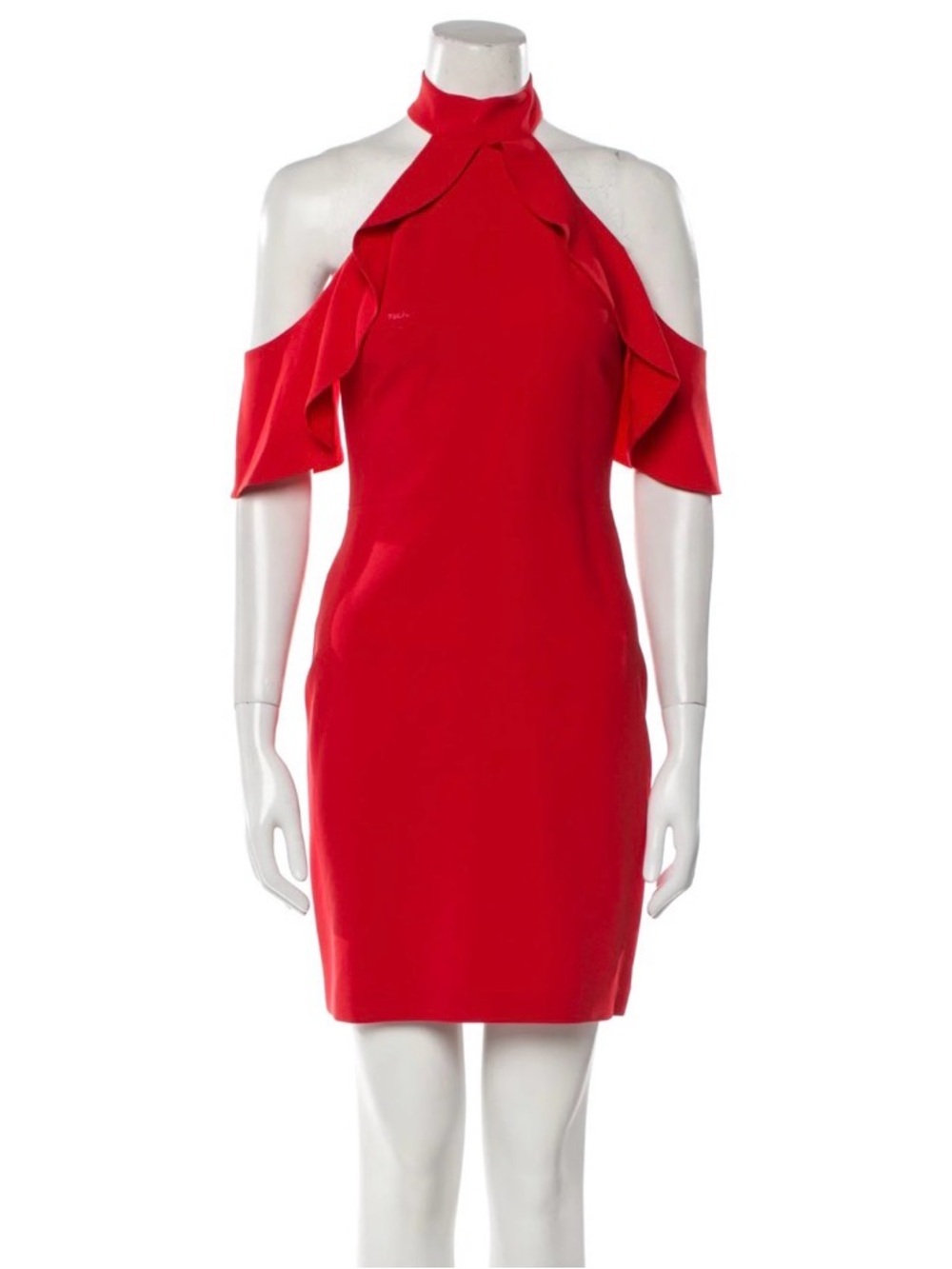Alice + Olivia mock neck mini dress